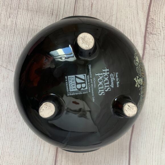 Hocus Pocus Mini Decorative Footed Cauldron Sanderson Sisters Purple Interior 6" - Picture 8 of 9